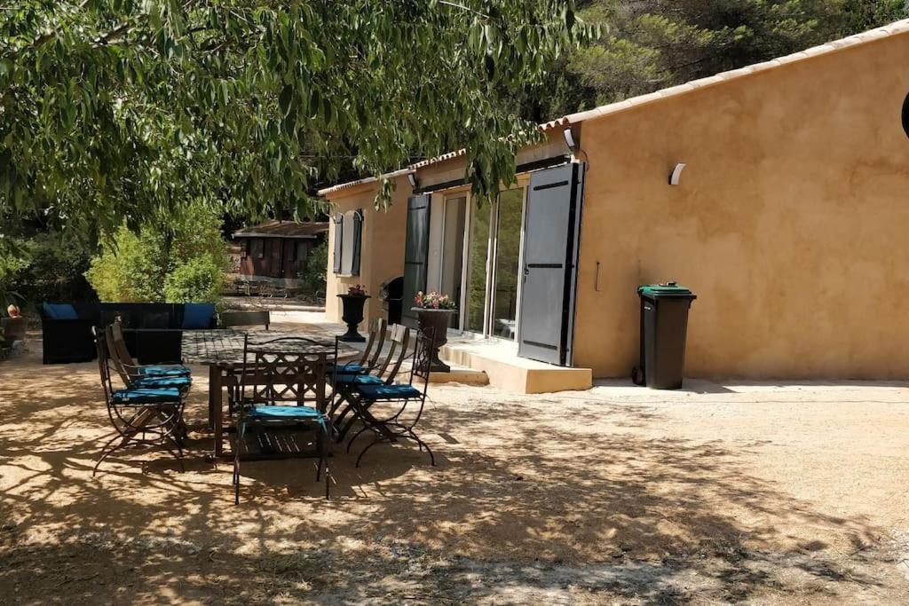 Villa Cigalons En Pleine Pinede Avec Piscine Chauffee De Mai A Septembre Auriol Bagian luar foto