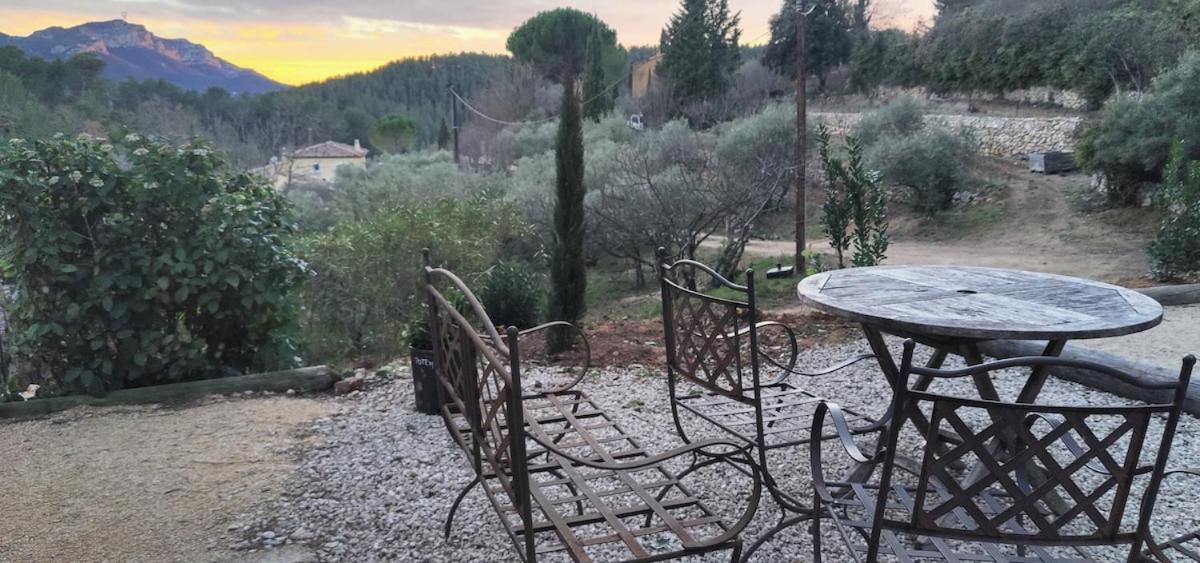 Villa Cigalons En Pleine Pinede Avec Piscine Chauffee De Mai A Septembre Auriol Bagian luar foto