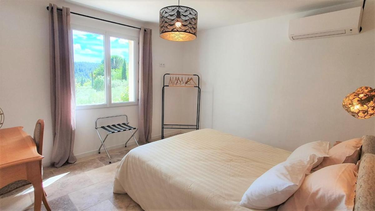 Villa Cigalons En Pleine Pinede Avec Piscine Chauffee De Mai A Septembre Auriol Bagian luar foto
